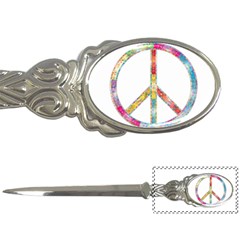 Flourish Decorative Peace Sign Letter Opener by Cemarart