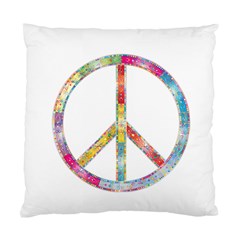 Flourish Decorative Peace Sign Standard Cushion Case (two Sides) by Cemarart