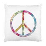 Flourish Decorative Peace Sign Standard Cushion Case (Two Sides) Front