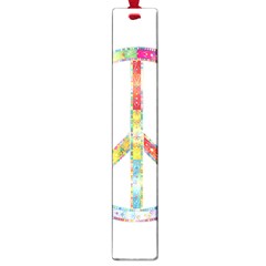 Flourish Decorative Peace Sign Large Book Marks by Cemarart