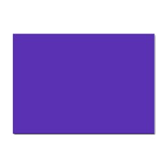 Ultra Violet Purple Sticker A4 (10 Pack) by bruzer