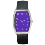 Ultra Violet Purple Barrel Style Metal Watch Front