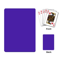 Ultra Violet Purple Playing Cards Single Design (rectangle) by bruzer