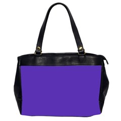 Ultra Violet Purple Oversize Office Handbag (2 Sides) by bruzer