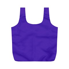 Ultra Violet Purple Full Print Recycle Bag (m) by bruzer