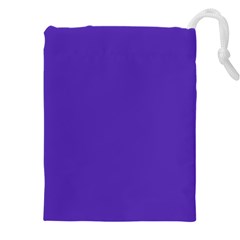 Ultra Violet Purple Drawstring Pouch (4xl) by bruzer