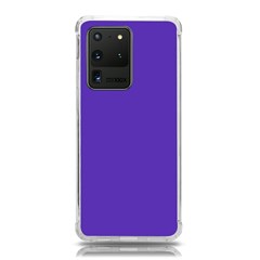 Ultra Violet Purple Samsung Galaxy S20 Ultra 6 9 Inch Tpu Uv Case by bruzer