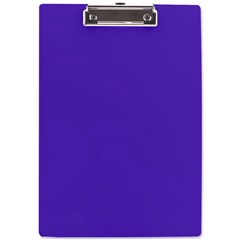 Ultra Violet Purple A4 Acrylic Clipboard by bruzer