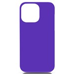 Ultra Violet Purple iPhone 14 Pro Max Black UV Print Case Front