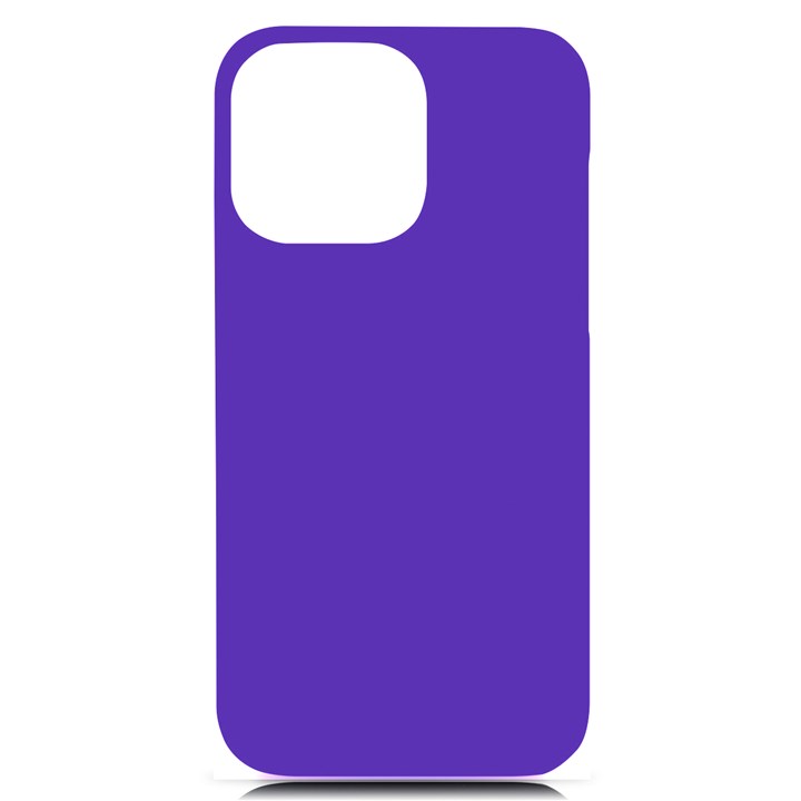 Ultra Violet Purple iPhone 14 Pro Max Black UV Print Case