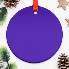 Ultra Violet Purple Ornament (round) by bruzer