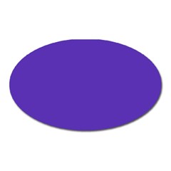 Ultra Violet Purple Oval Magnet by bruzer