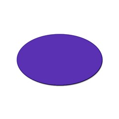 Ultra Violet Purple Sticker Oval (100 Pack) by bruzer