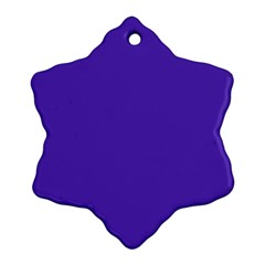 Ultra Violet Purple Ornament (snowflake)