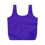 Ultra Violet Purple Full Print Recycle Bag (M) Front