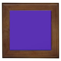 Ultra Violet Purple Framed Tile