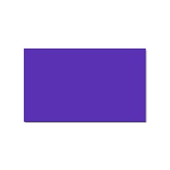 Ultra Violet Purple Sticker (rectangular) by bruzer