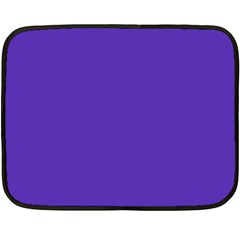 Ultra Violet Purple Fleece Blanket (mini) by bruzer