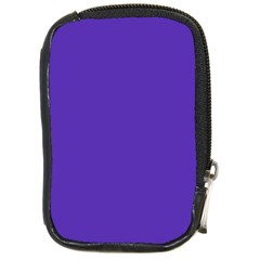 Ultra Violet Purple Compact Camera Leather Case by bruzer