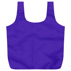 Ultra Violet Purple Full Print Recycle Bag (xl) by bruzer