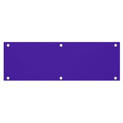 Ultra Violet Purple Banner And Sign 6  X 2  by bruzer