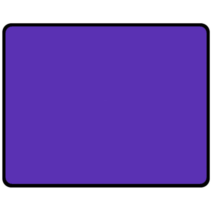 Ultra Violet Purple Two Sides Fleece Blanket (Medium)