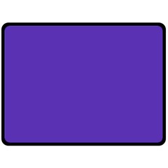 Ultra Violet Purple Two Sides Fleece Blanket (large)