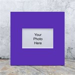 Ultra Violet Purple White Box Photo Frame 4  x 6  Front