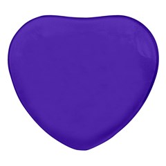 Ultra Violet Purple Heart Glass Fridge Magnet (4 Pack) by Patternsandcolors