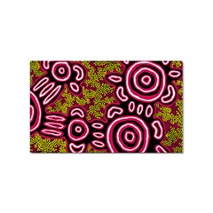 Authentic Aboriginal Art - You Belong Sticker Rectangular (100 pack)