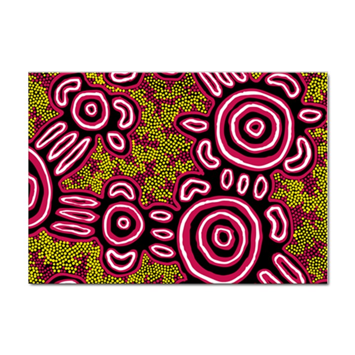 Authentic Aboriginal Art - You Belong Sticker A4 (100 pack)