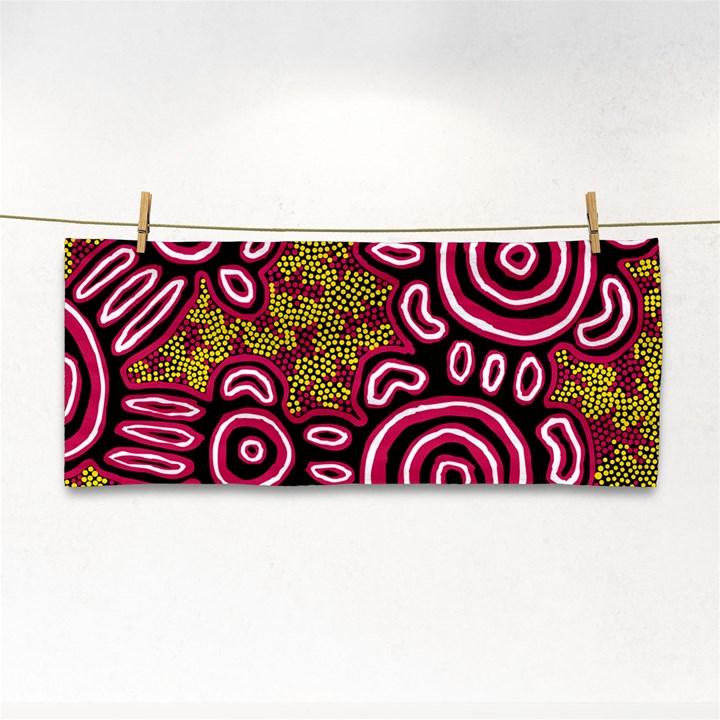 Authentic Aboriginal Art - You Belong Hand Towel