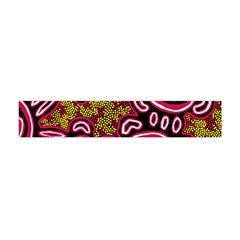 Authentic Aboriginal Art - You Belong Premium Plush Fleece Scarf (mini) by hogartharts