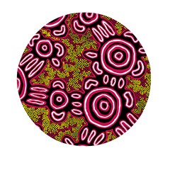 Authentic Aboriginal Art - You Belong Mini Round Pill Box by hogartharts