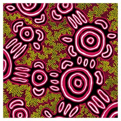 Authentic Aboriginal Art - You Belong Lightweight Scarf 