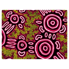 Authentic Aboriginal Art - You Belong Premium Plush Fleece Blanket (extra Small) by hogartharts