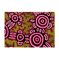 Authentic Aboriginal Art - You Belong Crystal Sticker (A4)