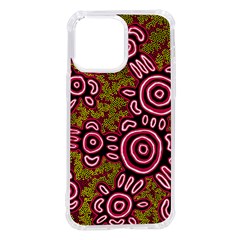 Authentic Aboriginal Art - You Belong Iphone 14 Pro Max Tpu Uv Print Case