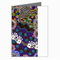 Authentic Aboriginal Art - Discovering Your Dreams Greeting Cards (pkg Of 8) by hogartharts