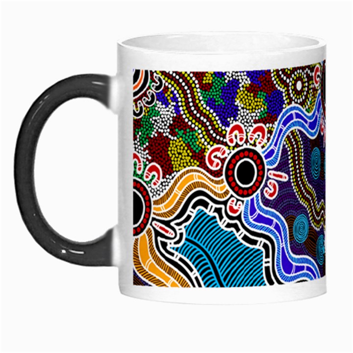 Authentic Aboriginal Art - Discovering Your Dreams Morph Mug