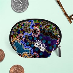 Authentic Aboriginal Art - Discovering Your Dreams Accessory Pouch (small) by hogartharts