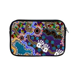 Authentic Aboriginal Art - Discovering Your Dreams Apple Macbook Pro 13  Zipper Case by hogartharts