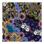 Authentic Aboriginal Art - Discovering Your Dreams Banner and Sign 3  x 3  Front