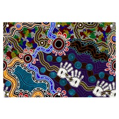 Authentic Aboriginal Art - Discovering Your Dreams Banner And Sign 6  X 4 