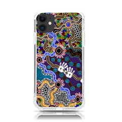 Authentic Aboriginal Art - Discovering Your Dreams Iphone 11 Tpu Uv Print Case by hogartharts