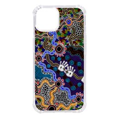 Authentic Aboriginal Art - Discovering Your Dreams Iphone 14 Tpu Uv Print Case by hogartharts