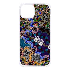 Authentic Aboriginal Art - Discovering Your Dreams Iphone 13 Tpu Uv Print Case by hogartharts