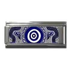 Authentic Aboriginal Art - Gathering Superlink Italian Charm (9mm) by hogartharts