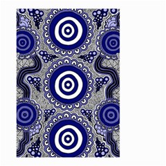 Authentic Aboriginal Art - Gathering Small Garden Flag (two Sides) by hogartharts