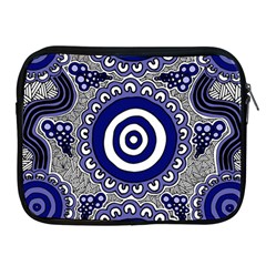 Authentic Aboriginal Art - Gathering Apple Ipad 2/3/4 Zipper Cases by hogartharts